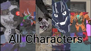 Security Breach RUIN - All Characters (a closer look) - FNaF Security Breach Ruin