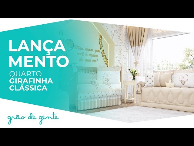 Quarto de Bebê Girafinha Clássica - Grão de Gente
