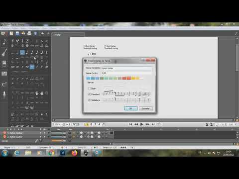 Fazer e configurar partitura no guitar pró 6