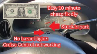 🚨Ford Econoline Stuck in Park? No Hazards, No Cruise easy $1 fix DIY how to E-Series Van must have🚨