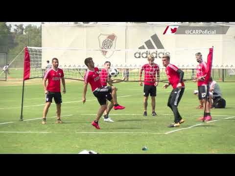 Entrenamiento del 1° de febrero en River Camp