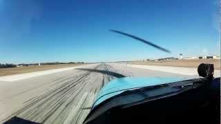 preview picture of video 'Cessna 172 x-wind takeoff'