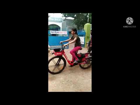 at beach || electric bike || riding || enjoyment || Ruthi hansi channel ❤️❤️❤️