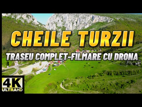 Cheile Turzii🇷🇴 Traseu Complet [4K] Filmare cu drona #romania #hiking #travel