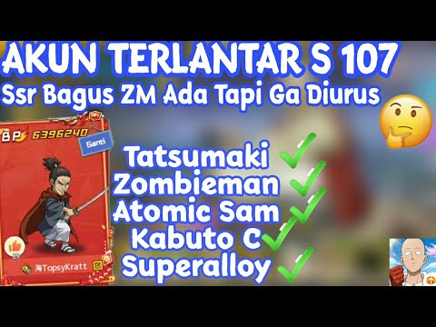 REVIEW AKUN BAGUS TERLANTAR S107 OPM , BANYAK HERO BAGUS TERLANTAR - One Punch Man The Strongest