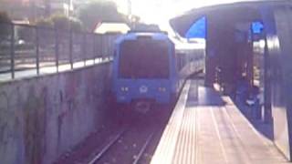 preview picture of video 'EuskoTren EMU to Lezama departing Derio station.'