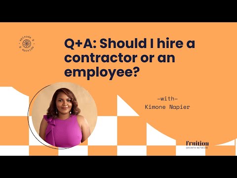 Fruition — Contractor or Employee