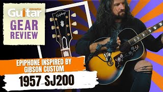 Video thumbnail for Epiphone Inspired by Gibson Custom Shop 1957 SJ200 | Review | Guitar Interactive by Guitar Interactive Magazine