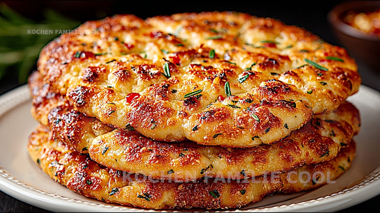 Cottage Cheese Flatbreads with Hummus by Kochen Familie Cool — recipe photo