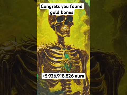 You found gold bones#fyp#viral#shorts#gold#bones#skeleton