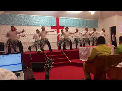 Team 7 - AOGCOS Family night 2018 - boys Tongan dance & tauloto