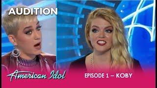 Koby: She's Got ATTITUDE and Gets a Katy Perry Reality Check!  | American Idol 2018