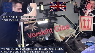 Wymiana szyby czołowej Mercedes R107/C107