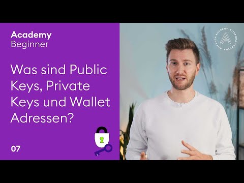 Was sind Public Keys, Private Keys und Wallet Adressen? | Lesson 7 Bitpanda Academy