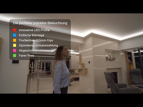 LED-Profile für den Trockenbau | das Original für die indirekte Beleuchtung von iluminize