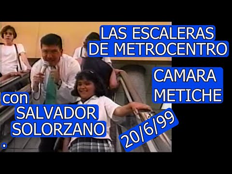 0283 Escaleras de Metrocentro: Cámara Metiche con Salvador Solórzano -  DPTO2 2000, 20 de Junio 1999