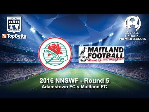 2016 NNSWF NPL Round 5 Delayed Broadcast - Adamstown Rosebuds v Maitland Magpies