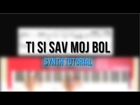 Ekv - Ti si sav moj bol - synth tutorial