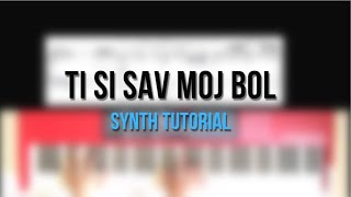 Ekv - Ti si sav moj bol - synth tutorial