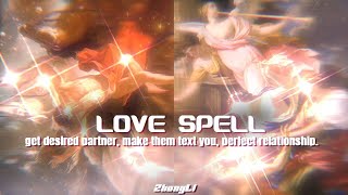 𝐌𝐀𝐊𝐄 𝐓𝐇𝐄𝐌 𝐎𝐁𝐒𝐄𝐒𝐒𝐄𝐃 // ⋆୨୧˚ LOVE SPELL (perfect relationship, etc.) *•̩̩͙⊱ 𝓾𝓷𝓲𝓿𝓮𝓻𝓼𝓪𝓵 +powerful!