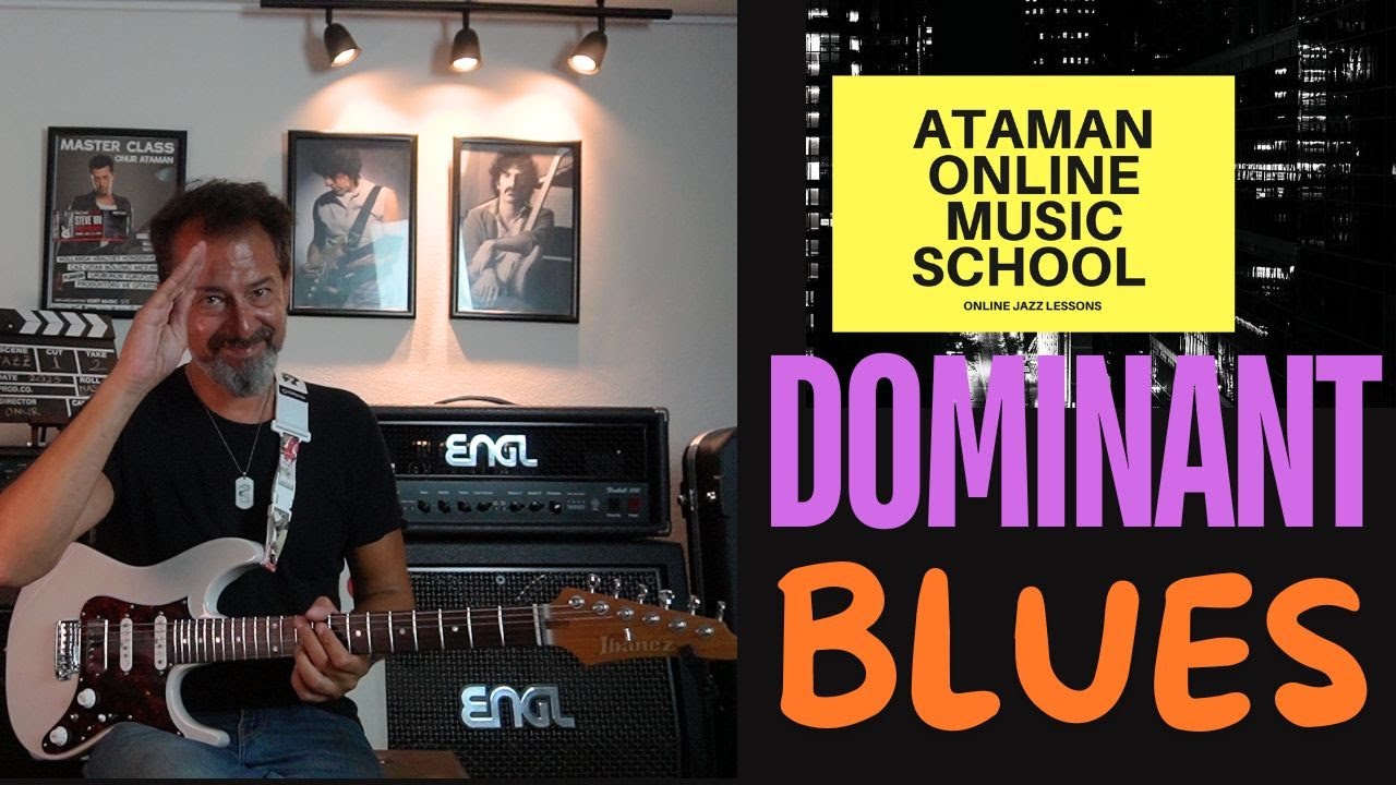 JAZZ GUITAR MASTER CLASS NO24 / DOMINANT BLUES