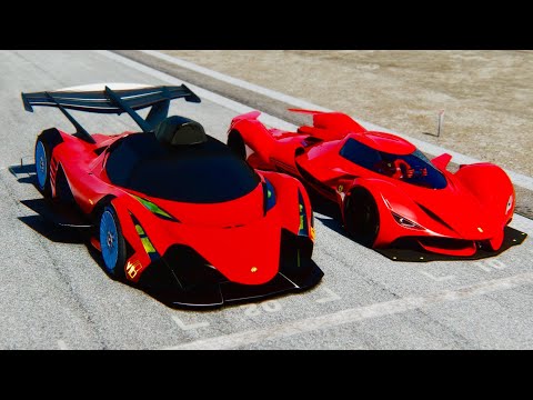 Devel Sixteen GTR vs Ferrari Piero LM 2025 at Drag Race 24 KM