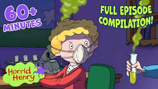 Horrid Henry and Perfect Peter Make Stink Bombs | Season 4 Clip Compilation | Horrid Henry | 1 HOUR