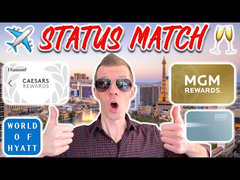 YouTube video about Hyatt status match with American Airlines