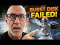 Scuba Tank Burst Disk Failure? Here's What Happens