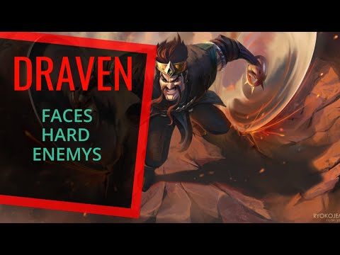 DRAVEN FACES HARD ENEMYS!!! •DIAMOND ELO• Best Draven World - Vincent´s Draven