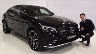 2018 Mercedes AMG GLC Coupe 4MATIC - FULL Review GLC43 Start Up Drive Interior Exterior