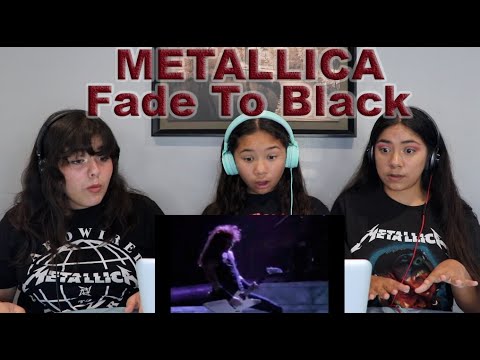 Three Girls React to METALLICA - Fade To Black (Seattle '89)