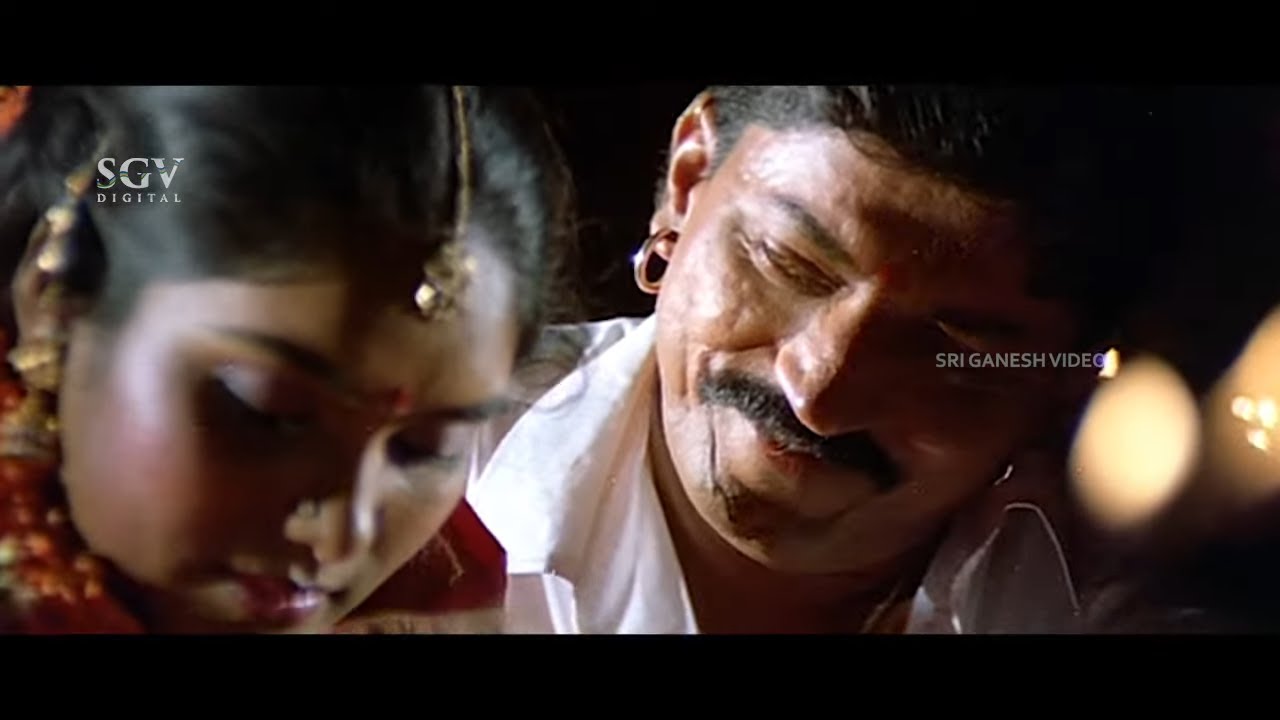 Avinash Kills Devaraj Wife's Father on Her First Night Scene | Huliya Kannada Movie