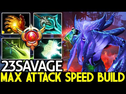 23SAVAGE [Facless Void] Max Attack Speed Build Aggressive Plays Dota 2