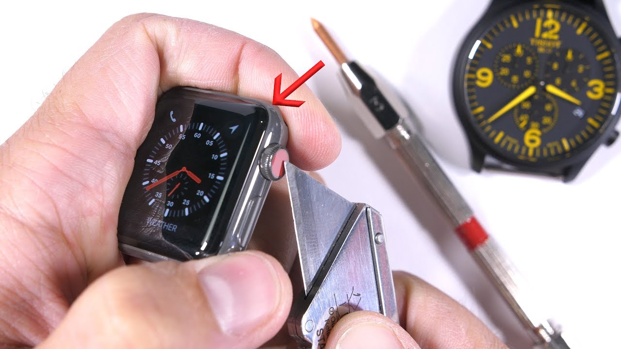 Scratching the $1300 dollar Apple Watch - is it really 'Sapphire'?