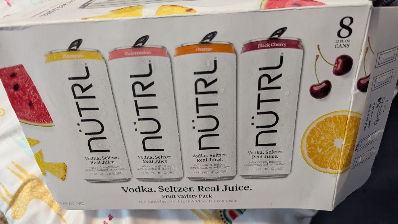 Nutrl Vodka Hard Seltzer Variety Pack Review!