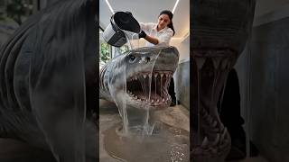 I Made The Most  TERRIFYING Floor 🐬 😱 Shark Epoxy Transformation