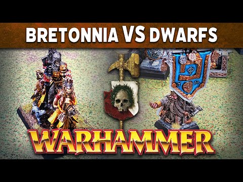 Bretonnia vs Dwarfs Warhammer Fantasy 7th Edition Battle Report