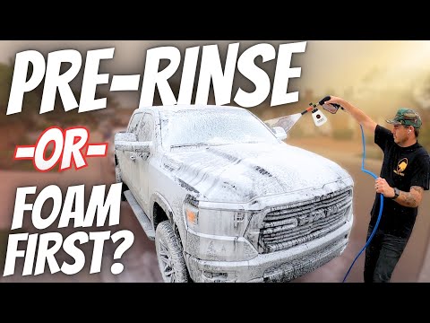Foam Cannon Car Wash: SHOULD YOU RINSE YOUR CAR BEFORE FOAMING?