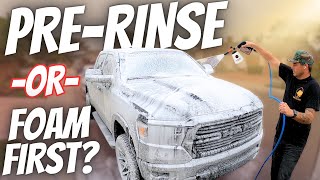Foam Cannon Car Wash: SHOULD YOU RINSE YOUR CAR BEFORE FOAMI
