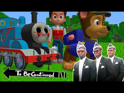 THOMAS.EXE vs DOGS in Minecraft - Coffin Meme Thomas THE TANK ENGINE.EXE