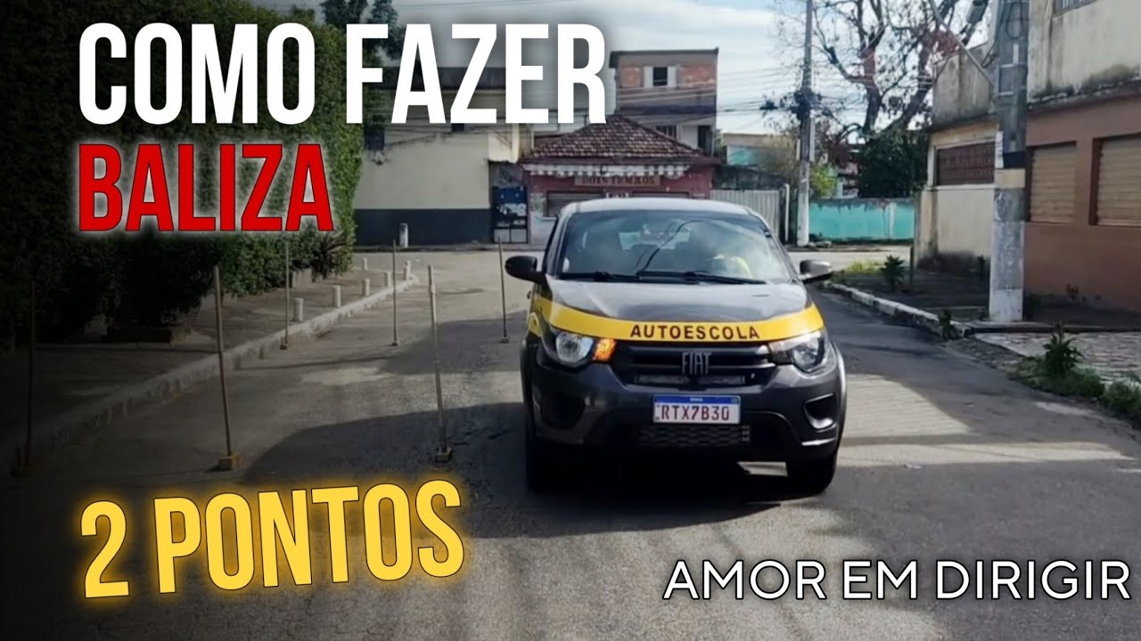 Baliza de 2 pontos - Passo a passo com todos os detalhes - Amor em Dirigir