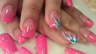 HOW TO PRE COLORED PINK TIPS PART 1