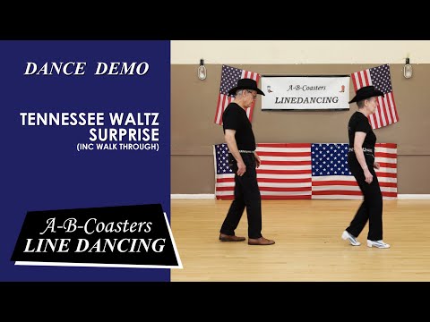 TENNESSEE WALTZ SURPRISE - Line Dance Demo & Walk Through