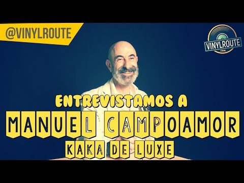 Entrevistamos a Manuel Campoamor, artista y cantante de Kaka de Luxe