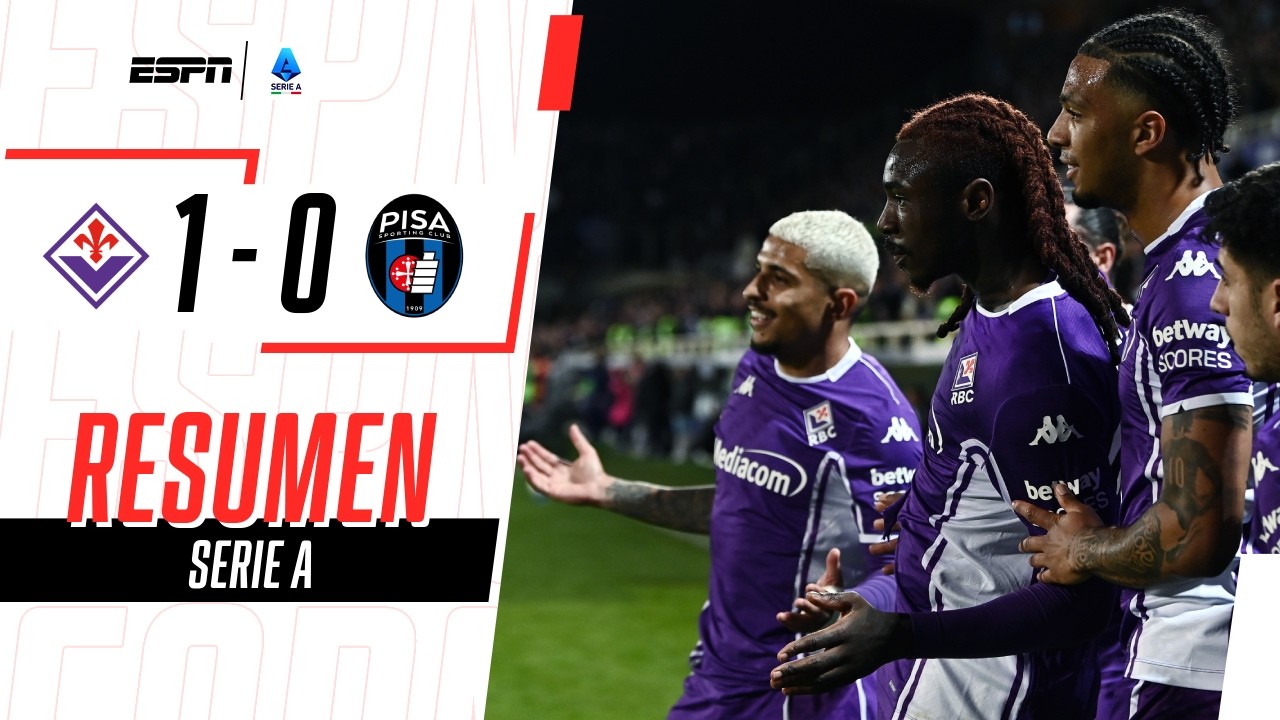 FIORENTINA LE GANÓ A UN RIVAL DIRECTO Y SALIÓ DE LA ZONA DE DESCENSO | Fiorentina 1-0 Pisa | RESUMEN