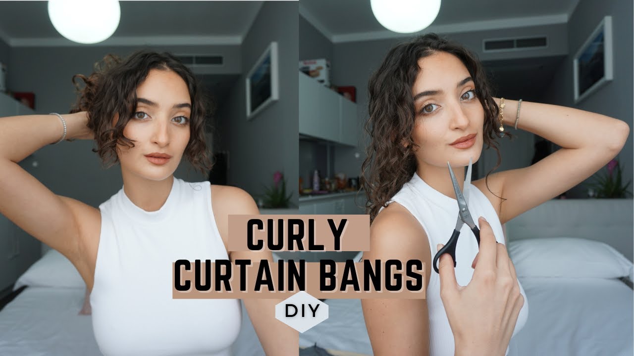 CURTAIN BANGS on 2c/3a Curly Hair? Absolutely YES! I show you how!