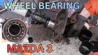 2013 Mazda 3 Front Wheel Bearing Replacement