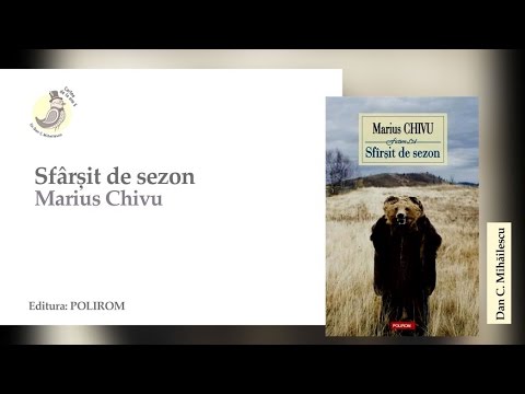 Cartea de la ora 5 - Marius Chivu, Sfârşit de sezon. Povestiri