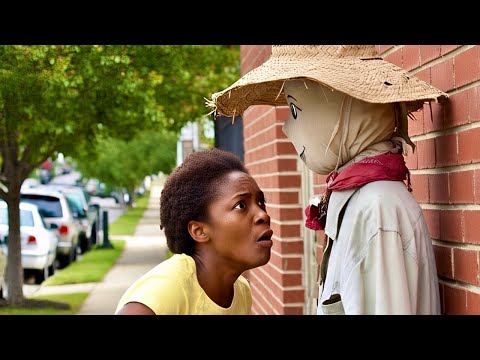 #best_pranks O grito dela assustou varias pessoas - Espantalho - Scarecrow Prank